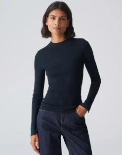Damen OPUS Strick^Strickpullover Peffo Blau Online Bestellen