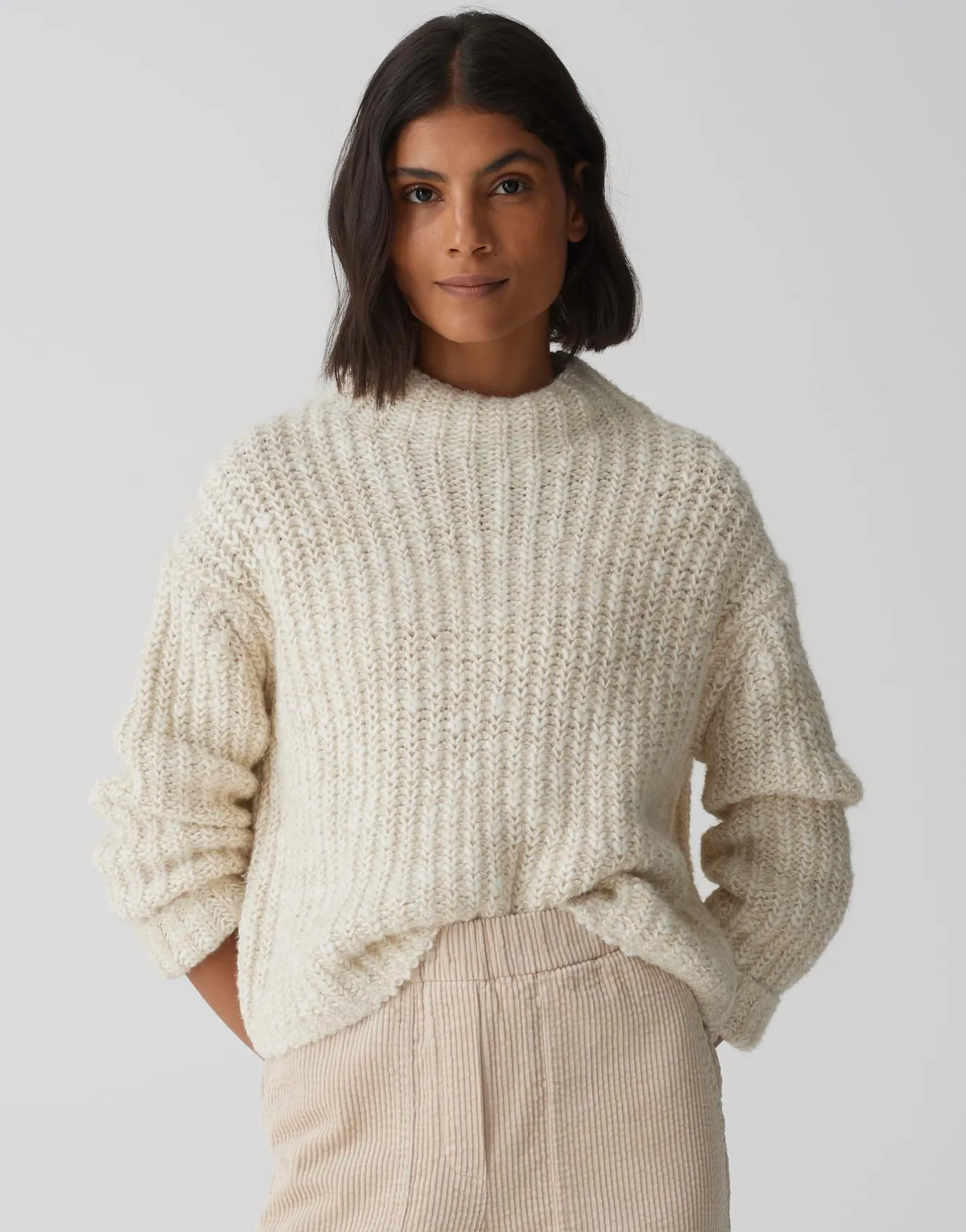 Damen OPUS Strick^Strickpullover Perke Beige Online Bestellen