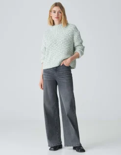 Damen OPUS Strick^Strickpullover Perke Blau Online Bestellen