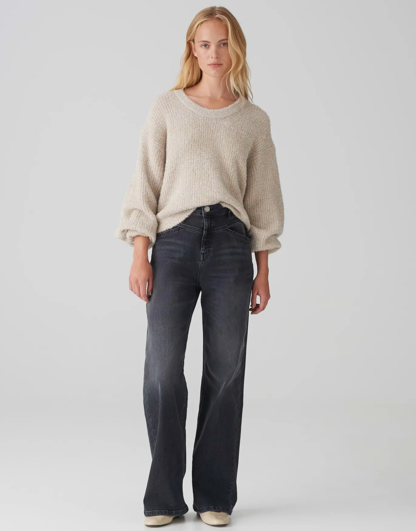 Damen OPUS Strick^Strickpullover Plimma Beige Online Bestellen