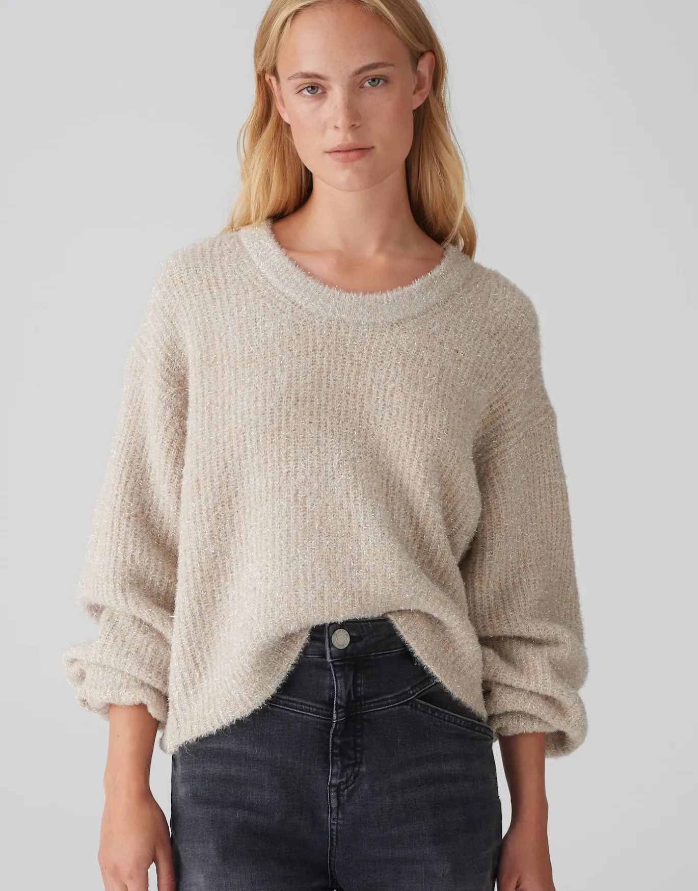 Damen OPUS Strick^Strickpullover Plimma Beige Online Bestellen