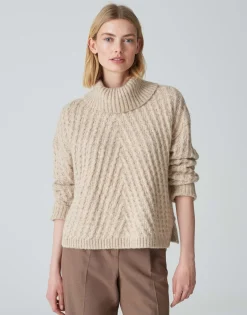 Damen OPUS Strick^Strickpullover Plinea Beige Online Bestellen