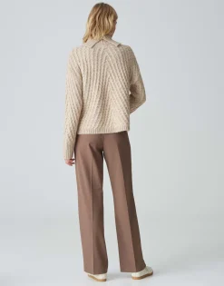 Damen OPUS Strick^Strickpullover Plinea Beige Online Bestellen