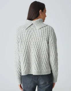 Damen OPUS Strick^Strickpullover Plinea Grau Online Bestellen