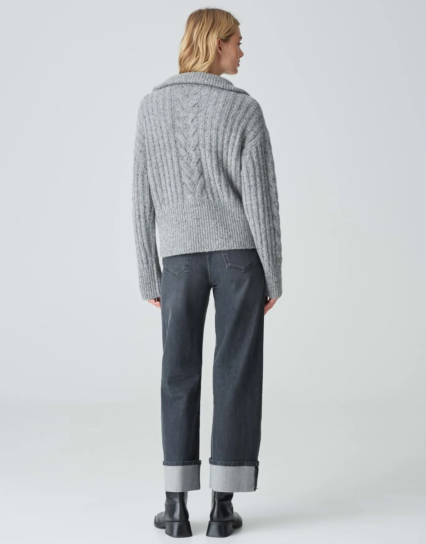 Damen OPUS Strick^Strickpullover Popfy Grau Online Bestellen