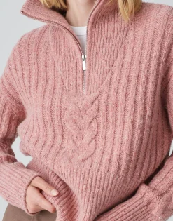 Damen OPUS Strick^Strickpullover Popfy Rosé Online Bestellen