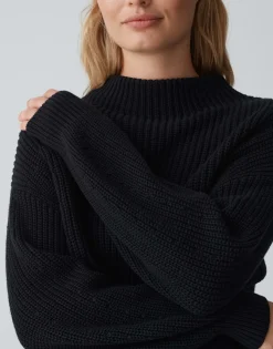 Damen OPUS Strick^Strickpullover Pufamo Schwarz Online Bestellen