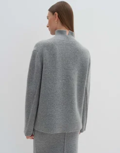 Damen OPUS Strick^Strickpullover Tadita Grau Online Bestellen