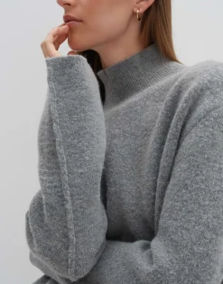 Damen OPUS Strick^Strickpullover Tadita Grau Online Bestellen