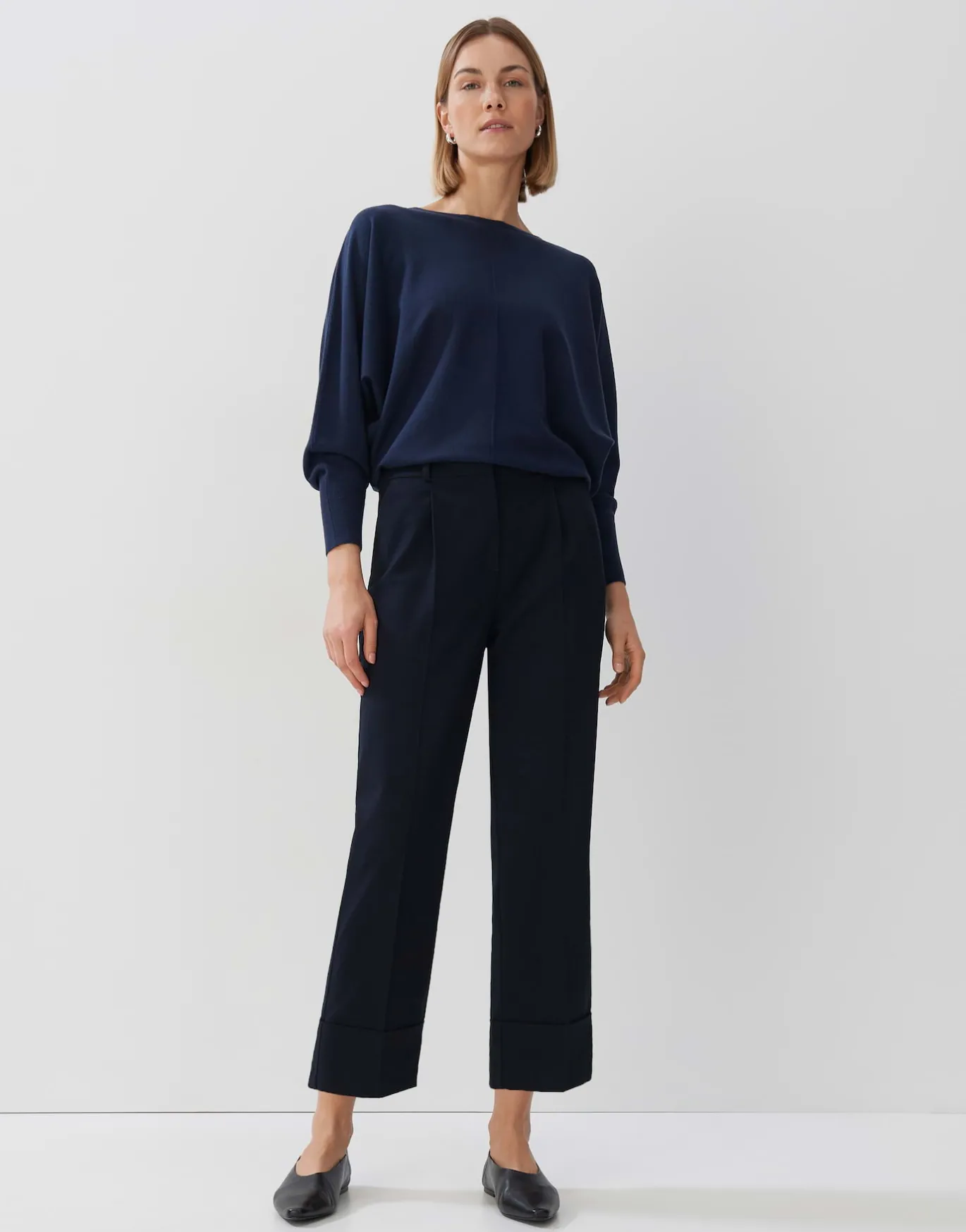 Damen OPUS Strick^Strickpullover Taliya Detail Blau Online Bestellen