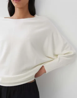 Damen OPUS Strick^Strickpullover Taliya Detail Weiß Online Bestellen