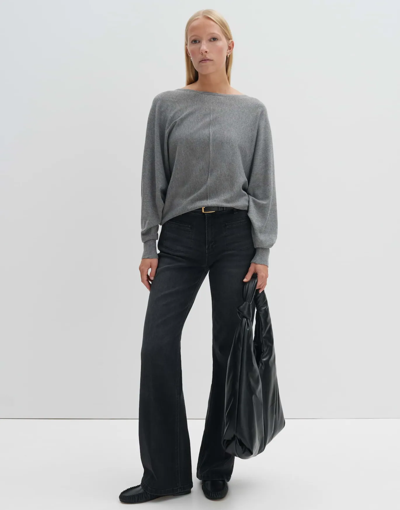 Damen OPUS Strick^Strickpullover Taliya Line Grau Online Bestellen