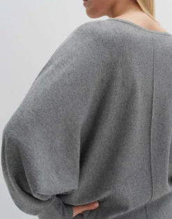 Damen OPUS Strick^Strickpullover Taliya Line Grau Online Bestellen