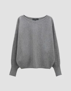 Damen OPUS Strick^Strickpullover Taliya Line Grau Online Bestellen