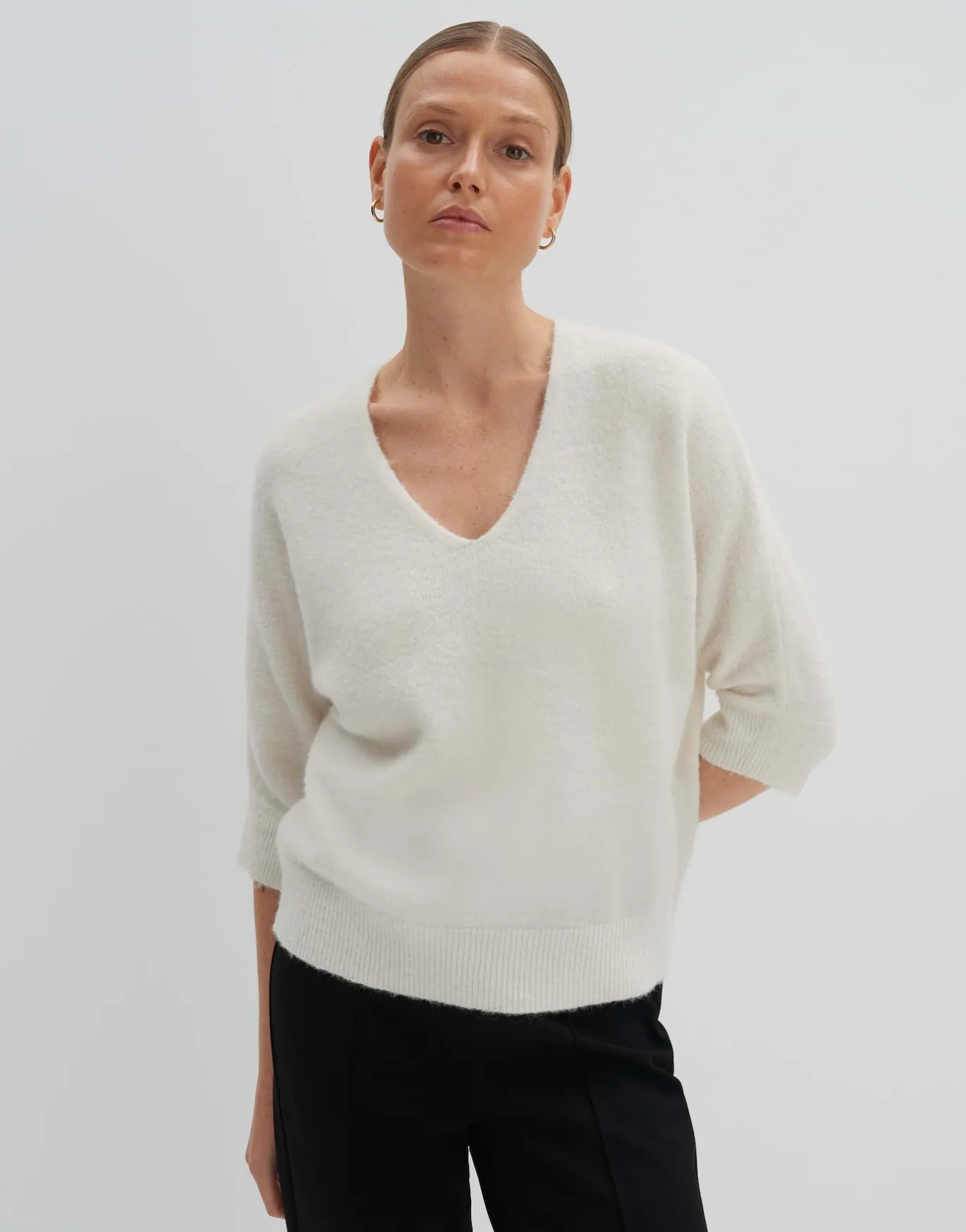 Damen OPUS Strick^Strickpullover Tamita Pure Weiß Online Bestellen