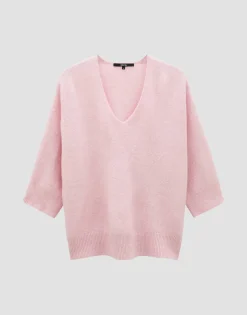 Damen OPUS Strick^Strickpullover Tamita Pure Rosé Online Bestellen