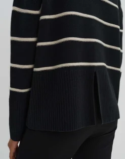 Damen OPUS Strick^Strickpullover Tanalynn Schwarz Online Bestellen