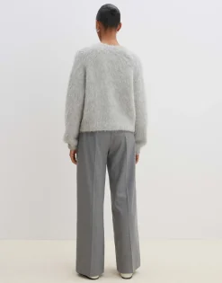 Damen OPUS Strick^Strickpullover Tanyara Grau Online Bestellen