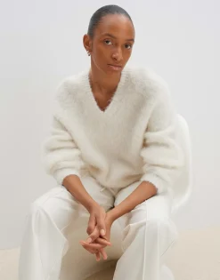 Damen OPUS Strick^Strickpullover Tanyara Weiß Online Bestellen