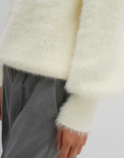 Damen OPUS Strick^Strickpullover Tissie Weiß Online Bestellen