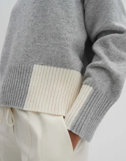 Damen OPUS Strick^Strickpullover Tomie Grau Online Bestellen