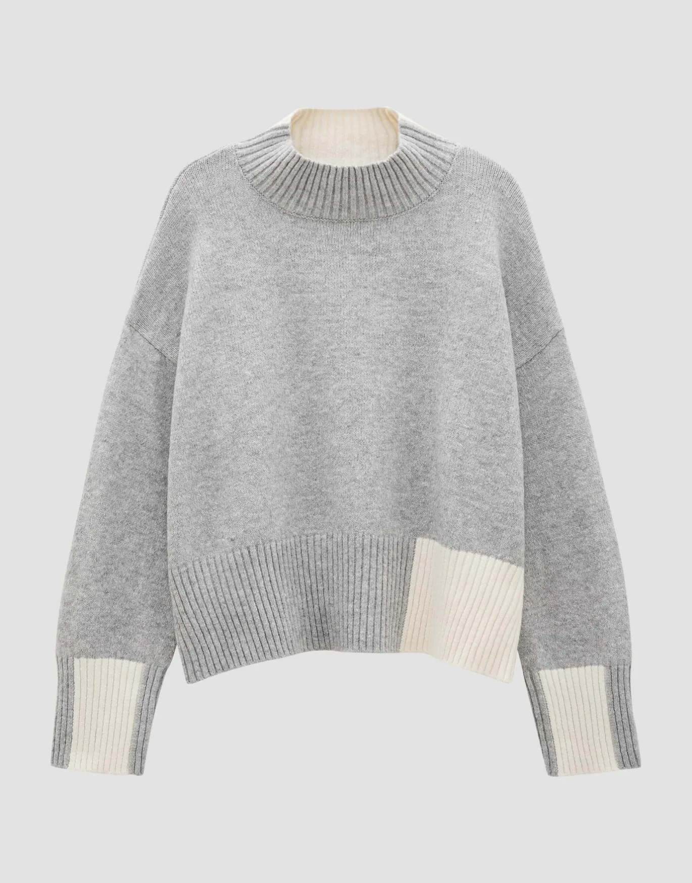 Damen OPUS Strick^Strickpullover Tomie Grau Online Bestellen