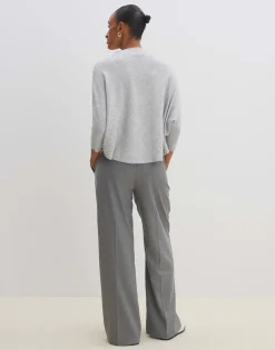 Damen OPUS Strick^Strickpullover Toriana Grau Online Bestellen