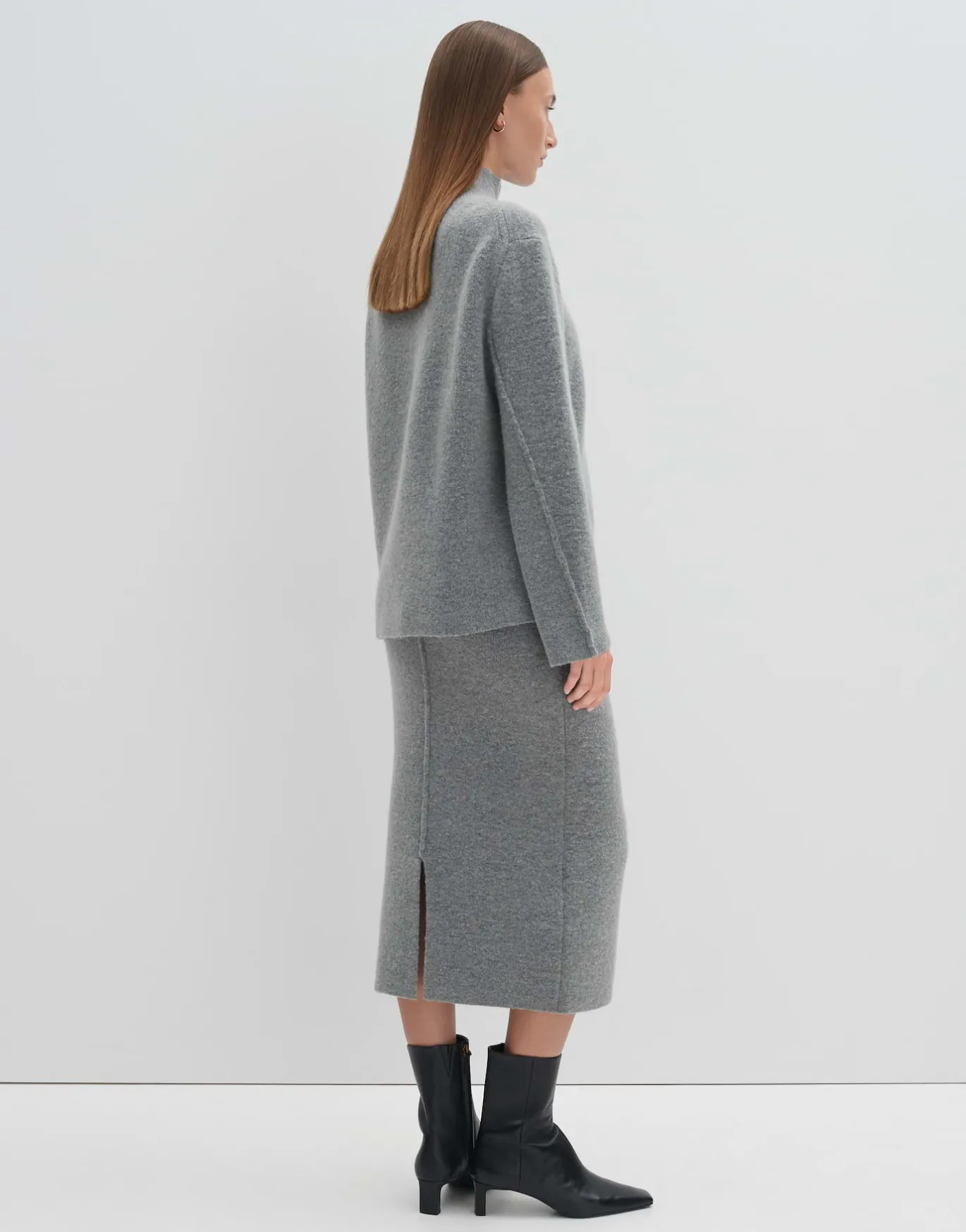 Damen OPUS Röcke^Strickrock Onitti Grau Online Bestellen