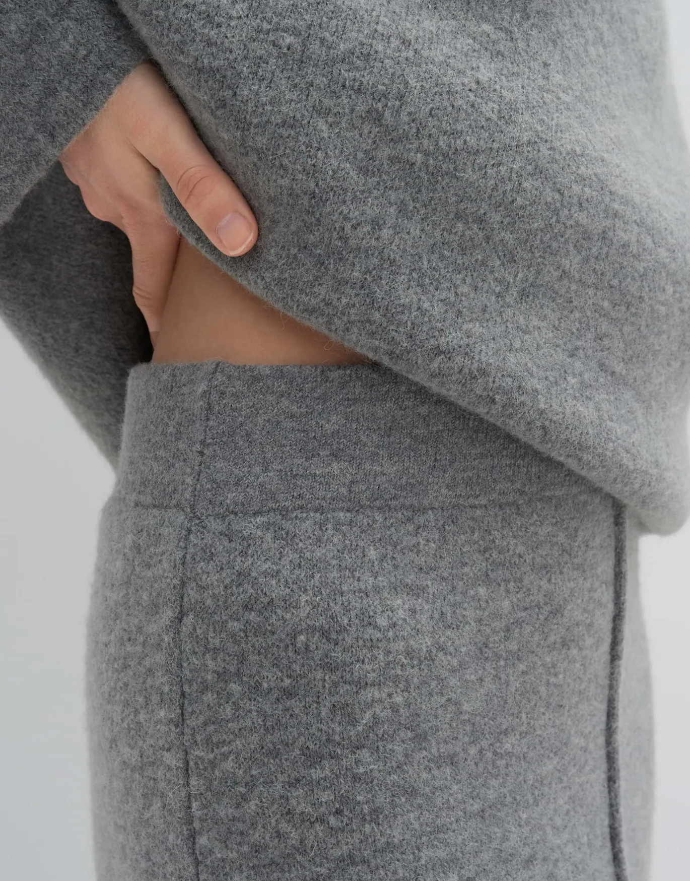 Damen OPUS Röcke^Strickrock Onitti Grau Online Bestellen
