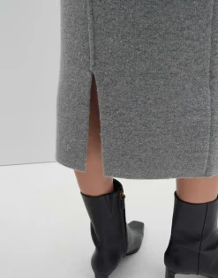 Damen OPUS Röcke^Strickrock Onitti Grau Online Bestellen
