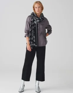 Damen OPUS Accessoires^Strickschal Acosmico Scarf Schwarz Online Bestellen