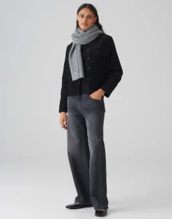 Damen OPUS Accessoires^Strickschal Aglezi Scarf Grau Online Bestellen