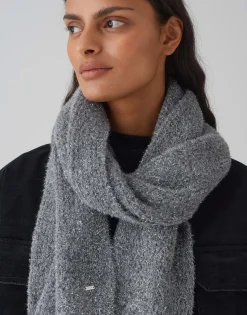 Damen OPUS Accessoires^Strickschal Aglezi Scarf Grau Online Bestellen