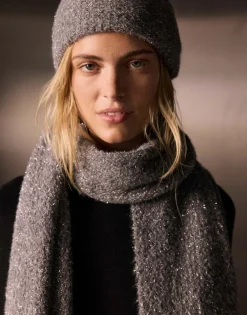 Damen OPUS Accessoires^Strickschal Aglezi Scarf Grau Online Bestellen