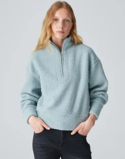 Damen OPUS Sweat^Sweater Gatroi Blau Online Bestellen