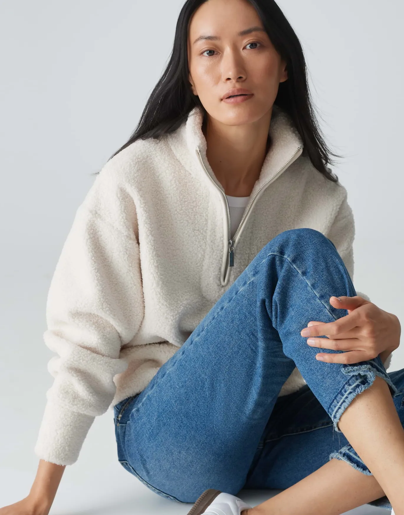 Damen OPUS Sweat^Sweater Gatroi Weiß Online Bestellen