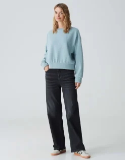 Damen OPUS Sweat^Sweater Godira Blau Online Bestellen