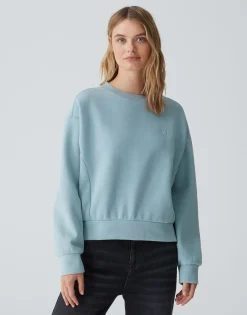 Damen OPUS Sweat^Sweater Godira Blau Online Bestellen