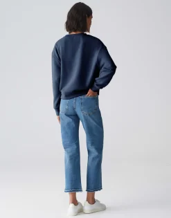 Damen OPUS Sweat^Sweater Godira Blau Online Bestellen