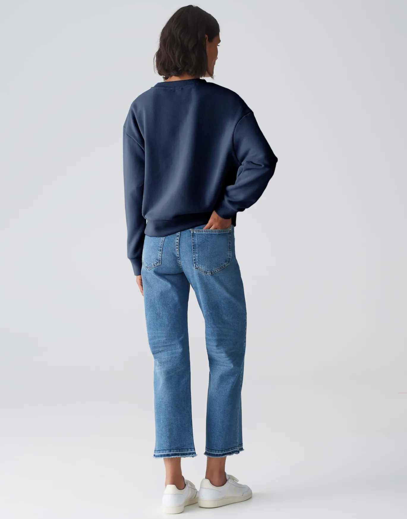 Damen OPUS Sweat^Sweater Godira Blau Online Bestellen