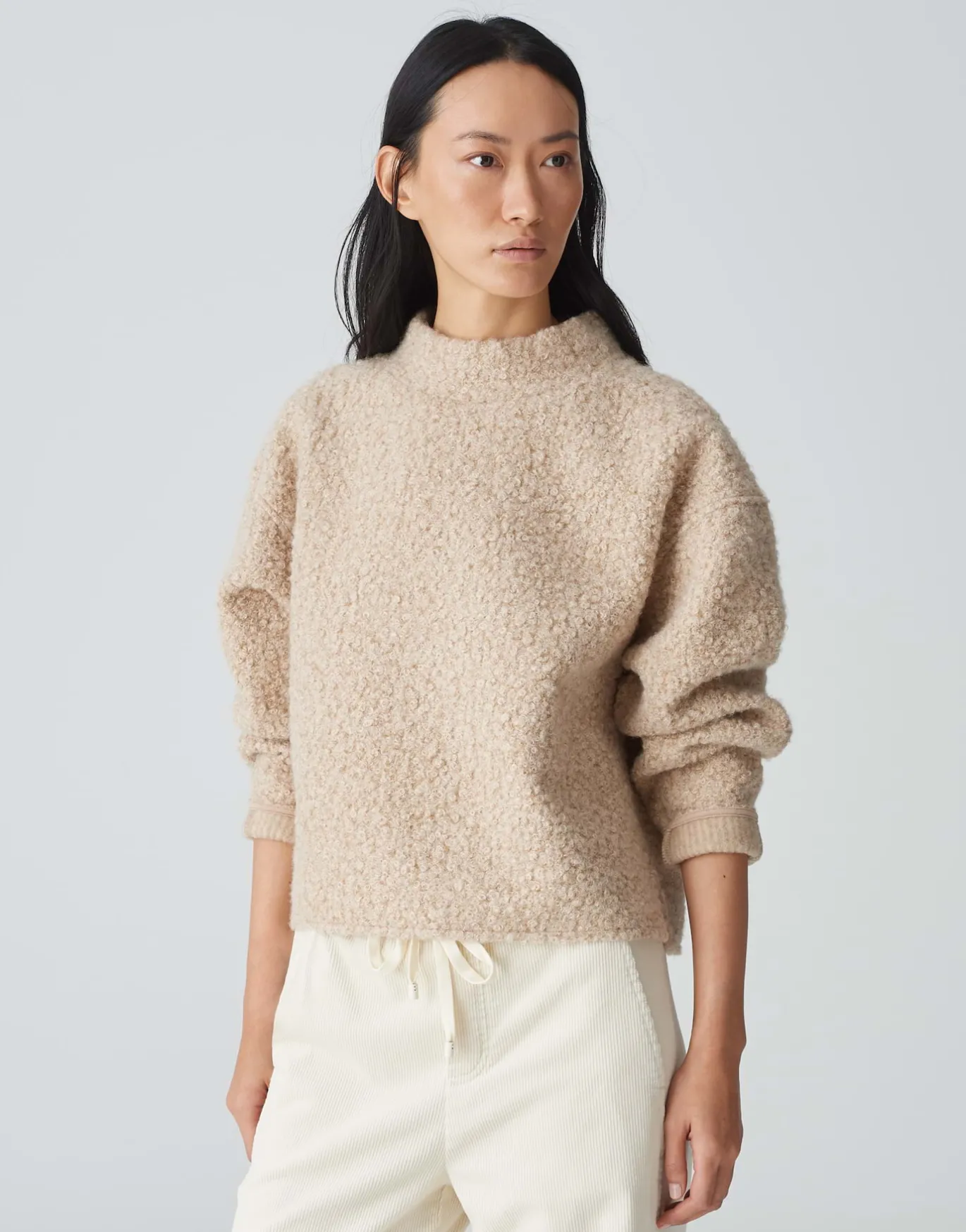 Damen OPUS Sweat^Sweater Gojam Beige Online Bestellen