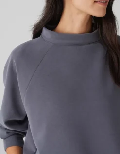 Damen OPUS Sweat^Sweater Gudie Grau Online Bestellen