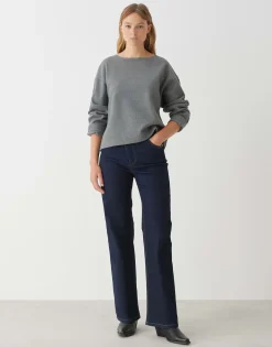 Damen OPUS Sweat^Sweater Gudila Grau Online Bestellen