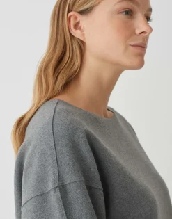 Damen OPUS Sweat^Sweater Gudila Grau Online Bestellen