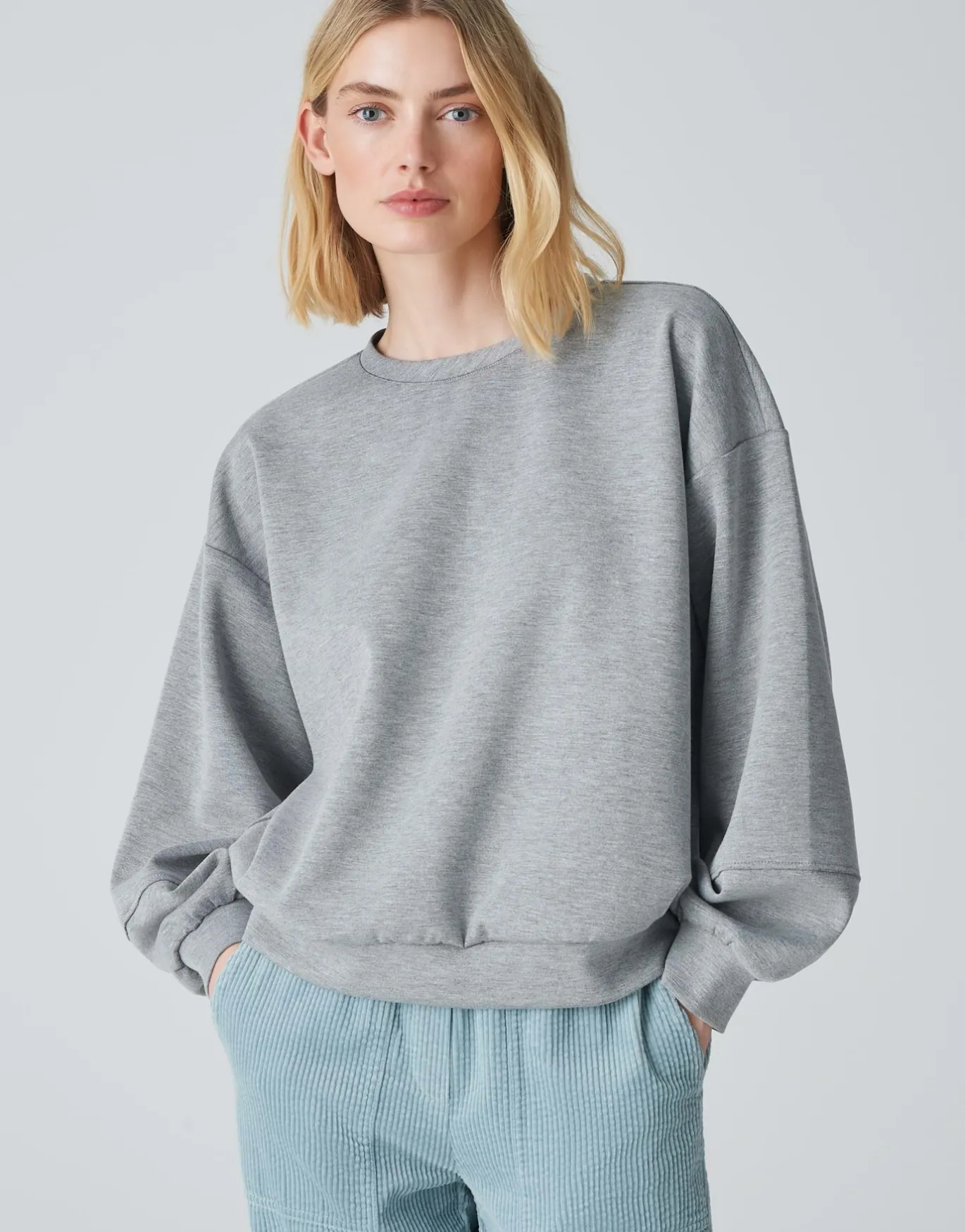 Damen OPUS Sweat^Sweater Gugi Grau Online Bestellen