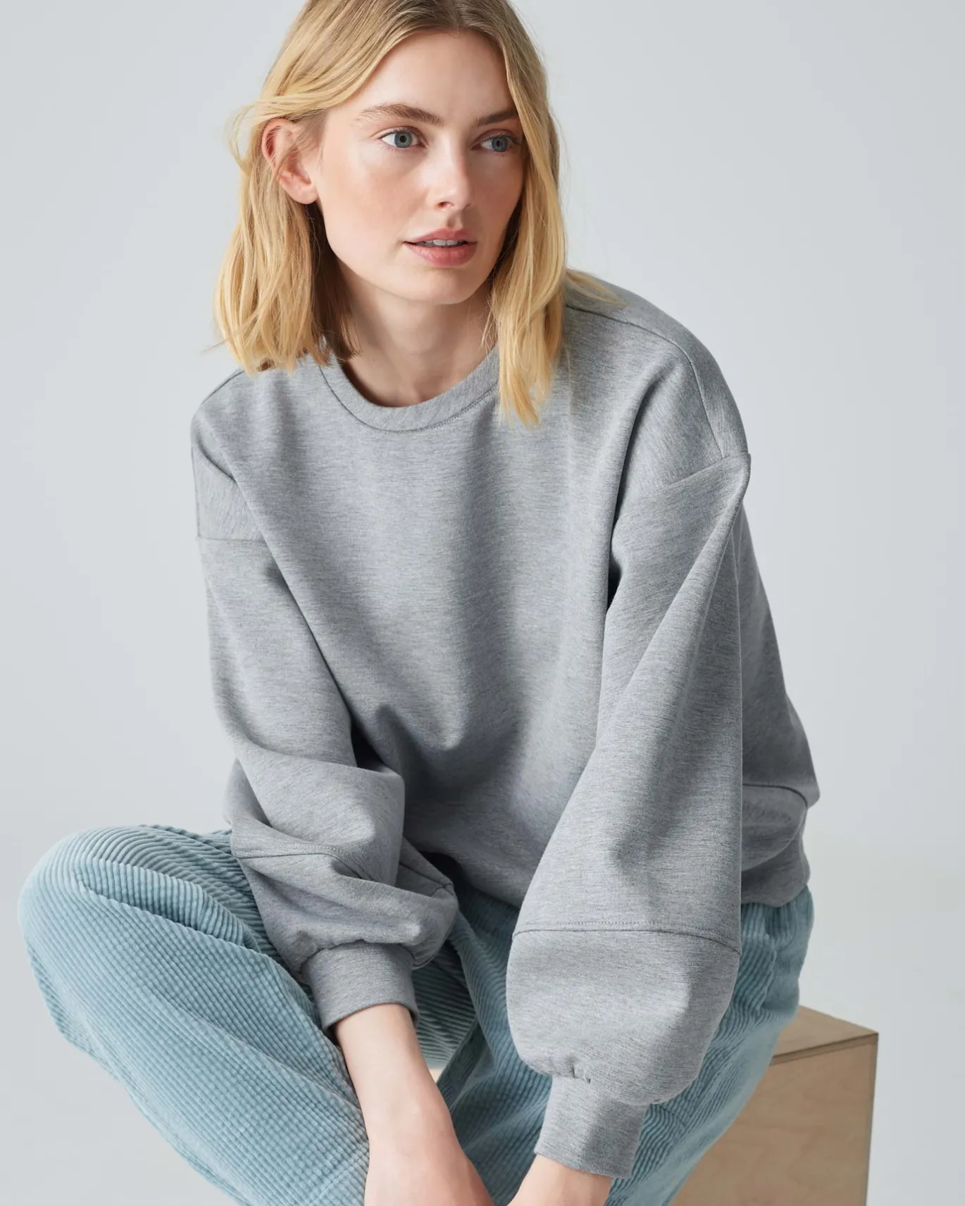 Damen OPUS Sweat^Sweater Gugi Grau Online Bestellen