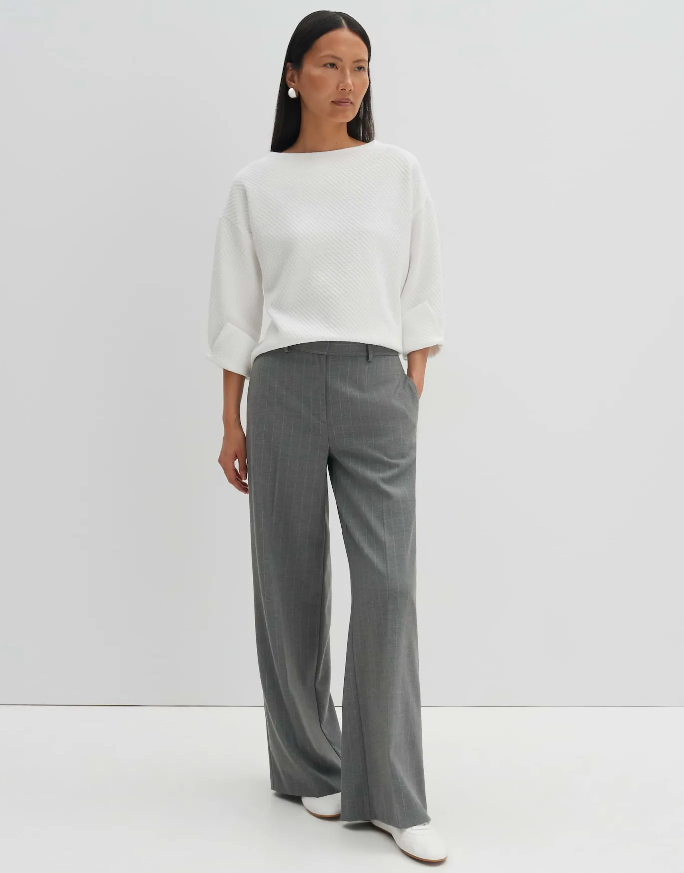 Damen OPUS Sweat^Sweater Udoty Weiß Online Bestellen