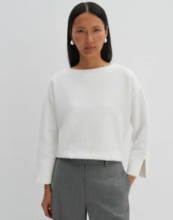 Damen OPUS Sweat^Sweater Udoty Weiß Online Bestellen