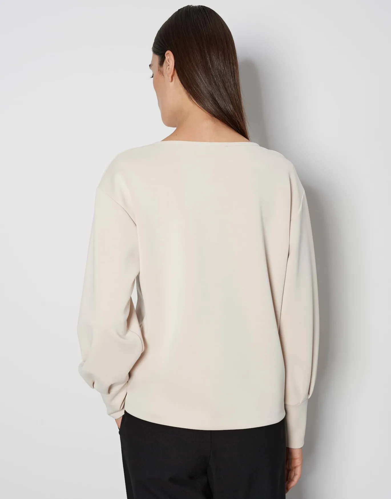 Damen OPUS Sweat^Sweater Ulina Beige Online Bestellen