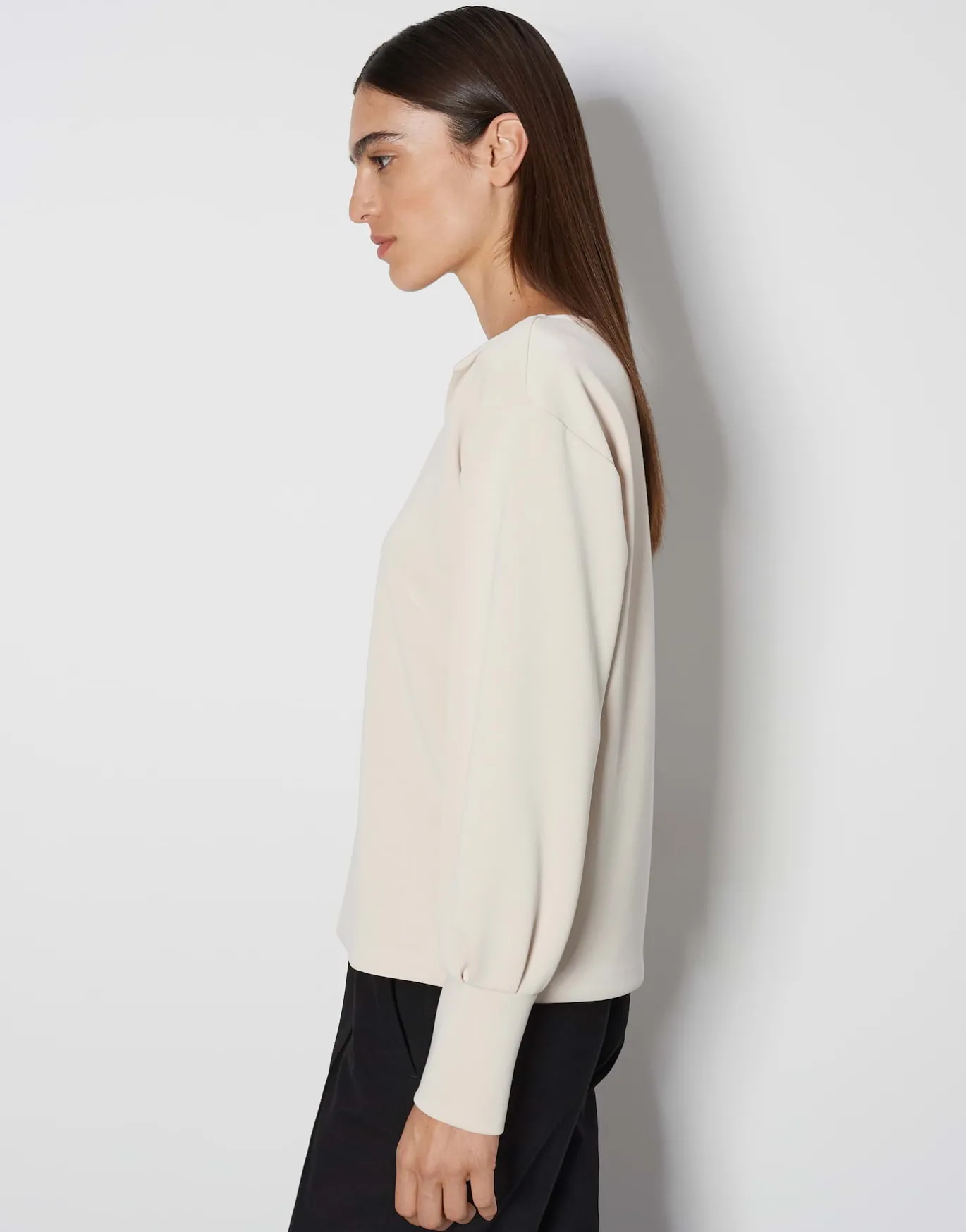 Damen OPUS Sweat^Sweater Ulina Beige Online Bestellen